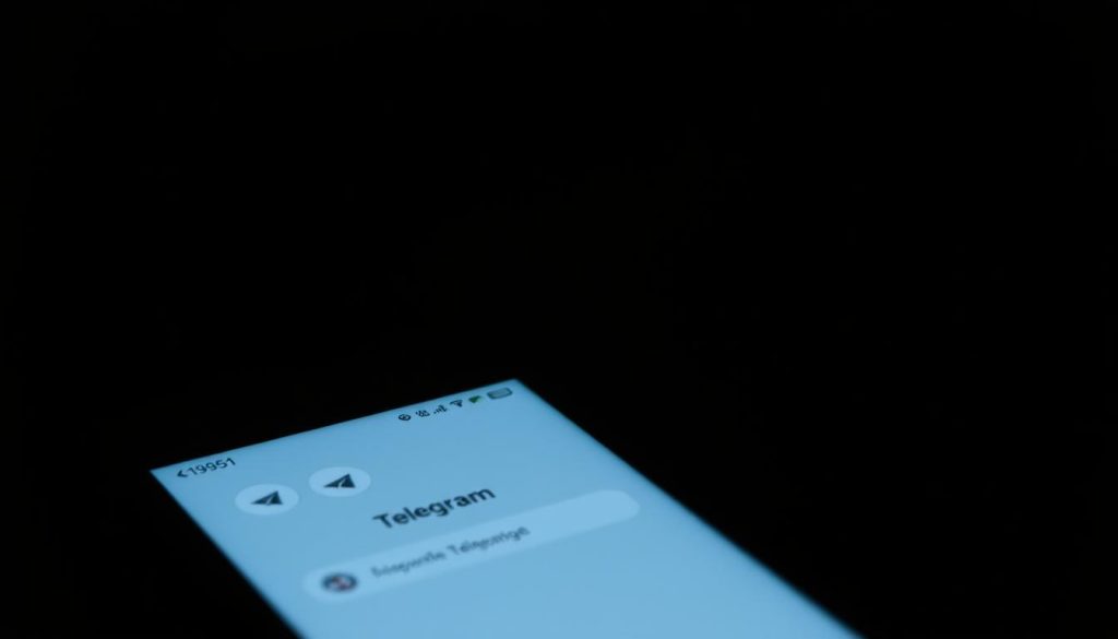 A dimly lit, private messaging interface on a sleek Telegram app, showcasing a secure, encrypted conversation between two individuals. The foreground features two chat bubbles with stylized icons, conveying a sense of intimate, confidential dialogue. The middle ground displays a minimal, uncluttered Telegram UI, with a subtle gradient background hinting at the app's focus on privacy and security. Soft, indirect lighting casts a warm, inviting glow, creating an atmosphere of trust and discretion. The overall composition emphasizes the core functionality of Telegram's private chat capabilities, subtly alluding to the article's subject matter.