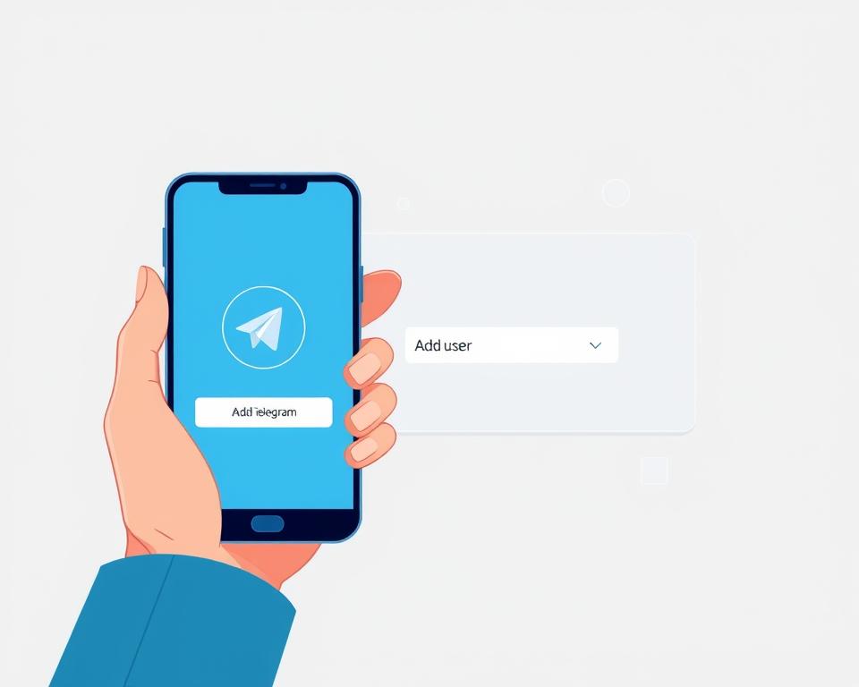 Telegram如何通过用户名加人？