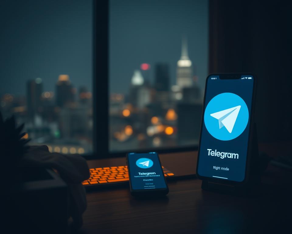 Telegram怎么开启夜间模式？