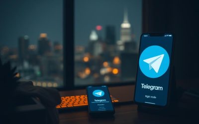 Telegram怎么开启夜间模式？